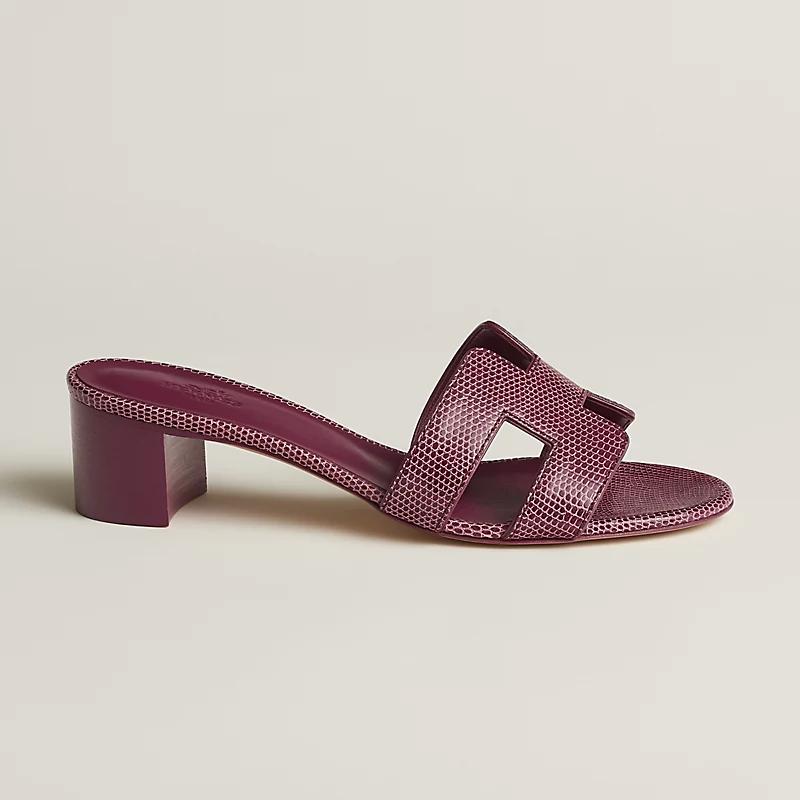 Giày Hermes Oasis Sandal Nữ Tím Violet